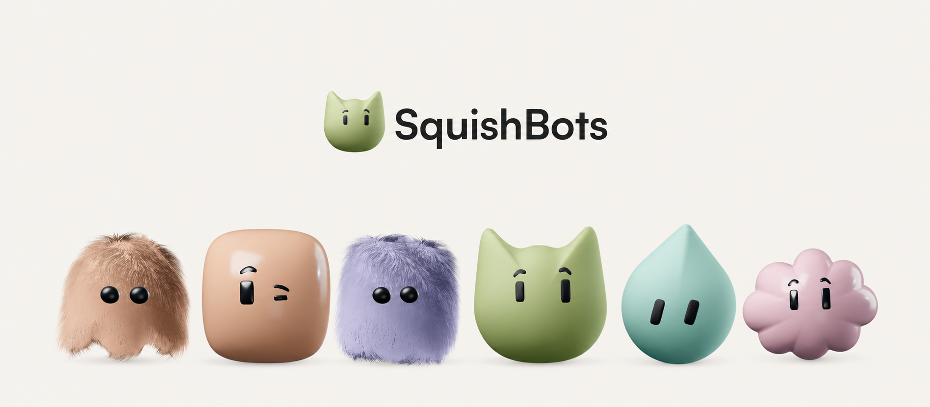SquishBots: From flat blobs to squishy 3D characters